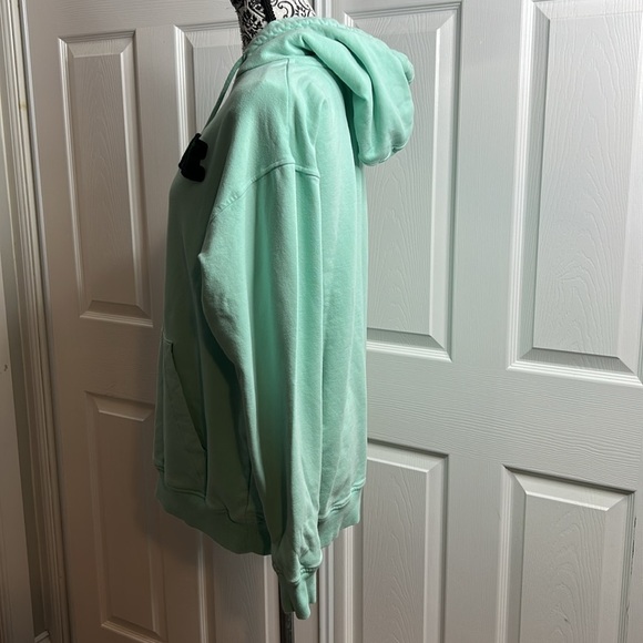 Overtime Mint Green Women's Hoodie Large - Picture 4 of 5